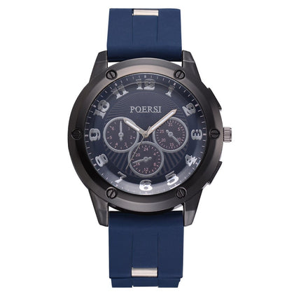 Blue Luxury Silicone Watch